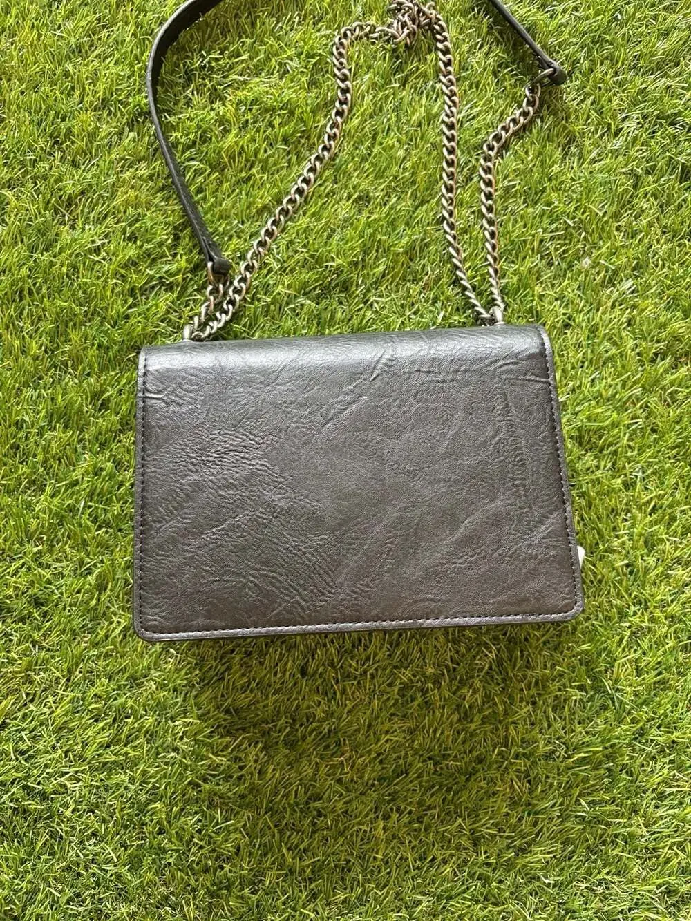 Wrangler Women's Small Crossbody Purse with Chain Strap and Flap Closure